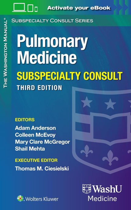 Washington Manual Pulmonary Medicine Subspecialty Consult (Digital Download) • H