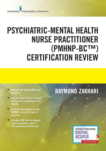 The Psychiatric-Mental Health Nurse Practitioner Certification Review Manual (Digital Download) • J