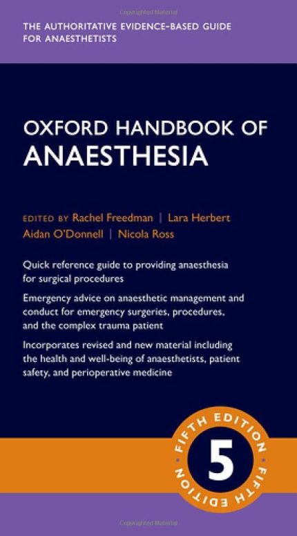 Oxford Handbook of Anaesthesia (Oxford Medical Handbooks) (Digital Download) • B