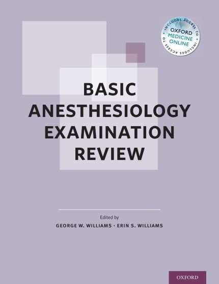 Basic Anesthesiology Examination Review (Digital Download) • B