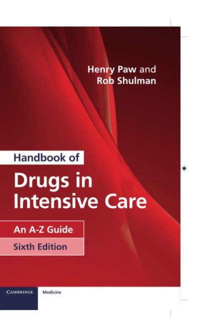 Handbook of Drugs in Intensive Care: An A-Z Guide (Digital Download) • E