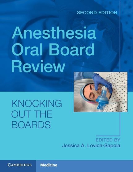 Anesthesia Oral Board Review (Cambridge Medicine) (Digital Download) • B