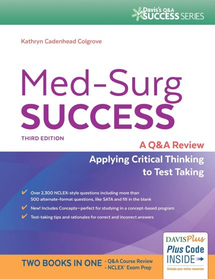 Med-Surg Success: NCLEX-Style Q&A Review (Davis's Q&A Success) (Digital Download) • H