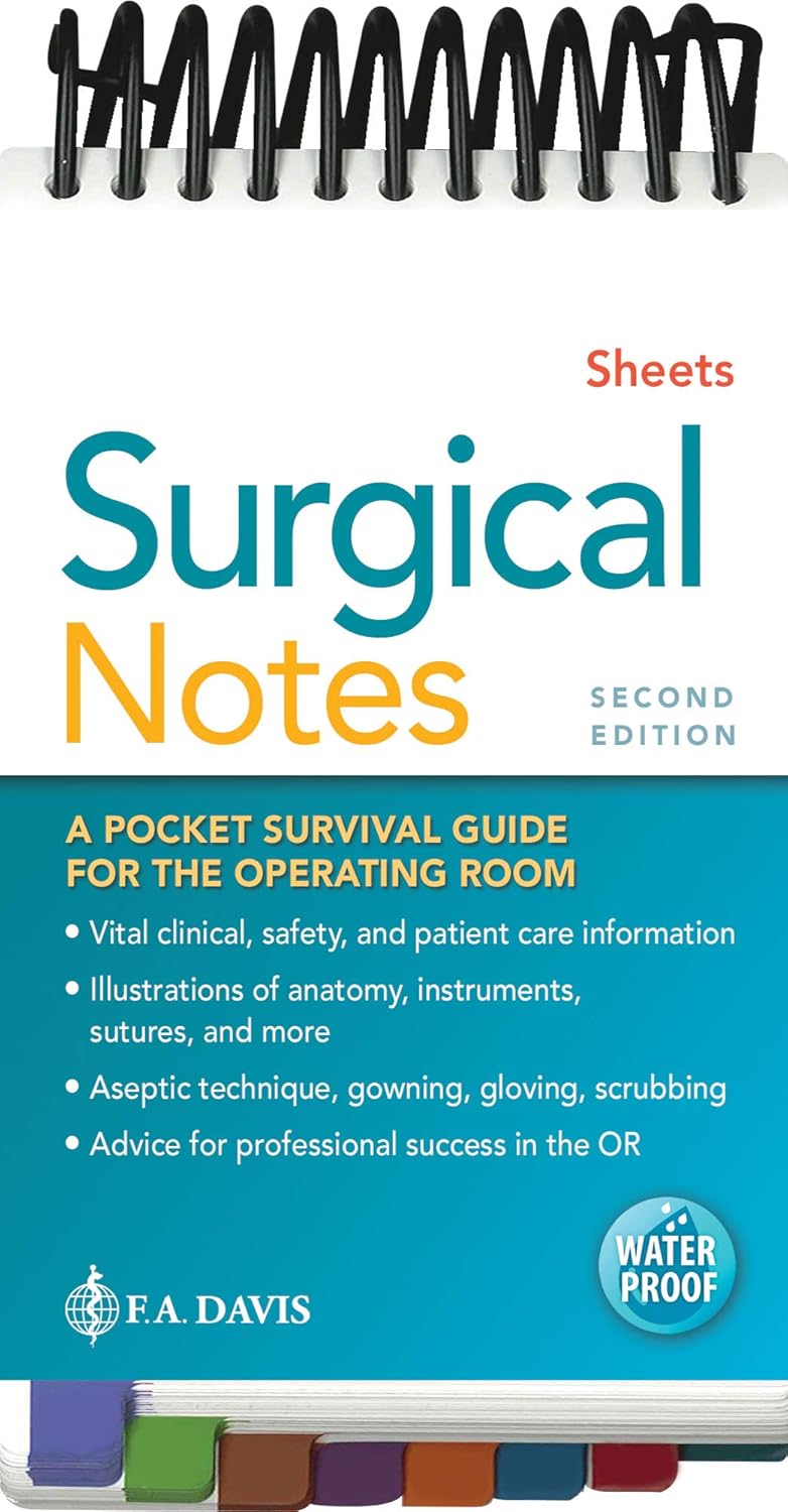Surgical Notes: A Pocket Survival Guide for the Operating Room (Digital Download) • G
